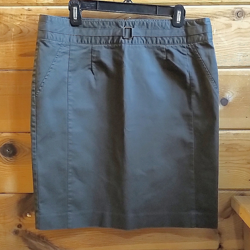 Jacob green straight pencil skirt size 14